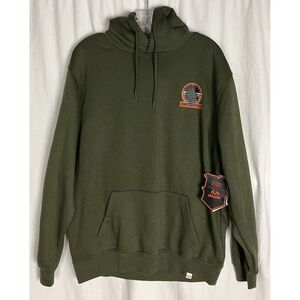 NEW Ocean & Coast Realtree Hoodie OLIVE GREEN  Antler Camo ‎ Adult Size L